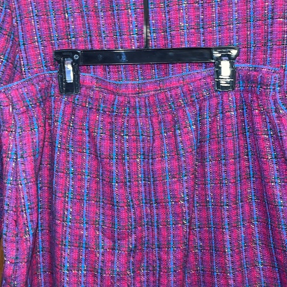 •LESLIE FAY•PINK TWEED JACKET & MATCHING SKIRT SIZE 8 (JACKET) 16 (SKIRT) EUC - Picture 7 of 16